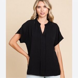 Max Studio Top S Black Blouse
